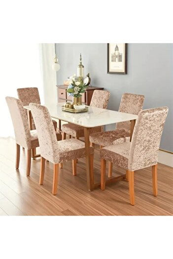 uzhanem Velvet Chair CoverQuality Chair Cover 6pcs
