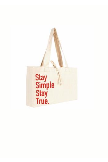 yako Printed Canvas Bag 45*35*10 (Charm Not Included)