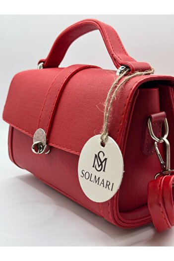 SOFT Solmari Luna Model Black Women's Hand and Shoulder Bag