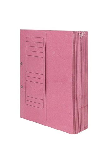 Alemdar 06191 Half Cover File Cardboard A4 50 Pieces - Pink