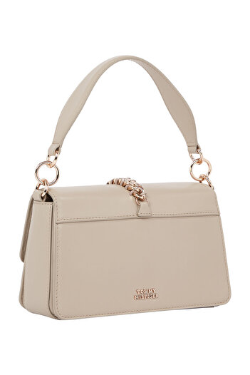Tommy Hilfiger Bézs női Crossbody táska - fonott és láncos