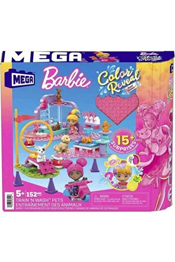 Barbie FABBATOYS HHP89 MEGA™ Barbie® Color Reveal™ Hayvan Dostu 152 parça