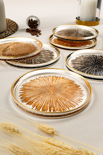 Fecra Mystic 6-Piece Cake Plate Set 16 cm