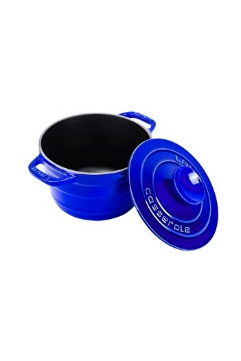 Lava Cast Round Pot Cast Iron Lid Experience Majolik Series Diameter(Ø)23cm