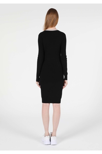Colin's Γυναικείο πολύχρωμο μακρυμάνικο φόρεμα Slim Fit