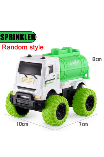 Choice Sprinkler Pull Back Toy Car Inertial Rotation Car Four-wheel Drive Off-road Vehicle SUV Racing Powe