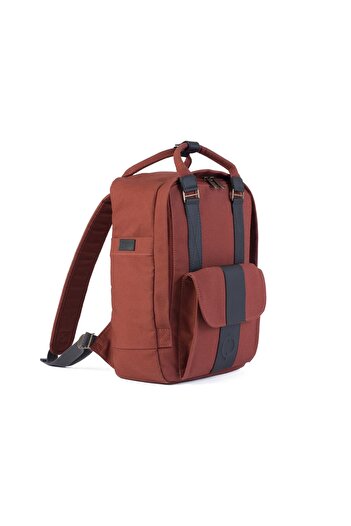 Nors Brick Color Mag Backpack