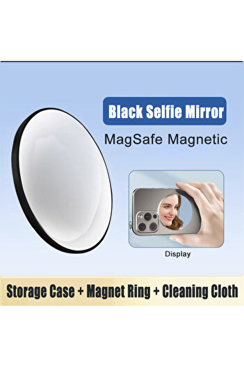 Choice Black-Selfie Mirror MagSafe Magnetic Phone Rear Selfie Vlog Mirror HD Photo Assist Camera Convex Mir