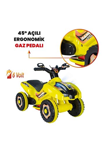 Pratikko Led Işıklı Müzikli Akülü Atv