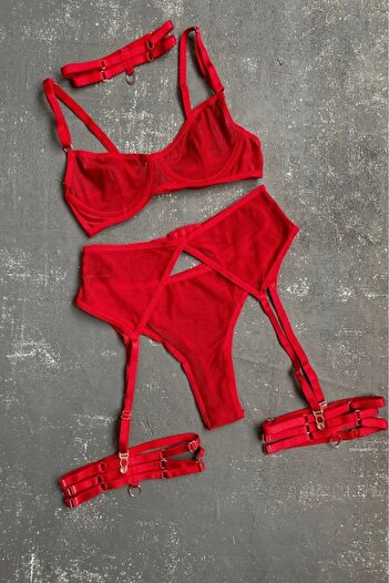 gc gece incisi Garter Set - Ring Detailed