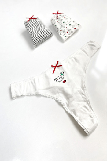 Gece İncisi 3-Pack Cotton Thong
