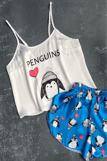 gc gece incisi Set pantaloni scurți pinguin