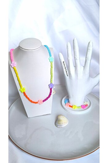 MYSTERY TAKI AKSESUAR Defne Children's Necklace Bracelet Set