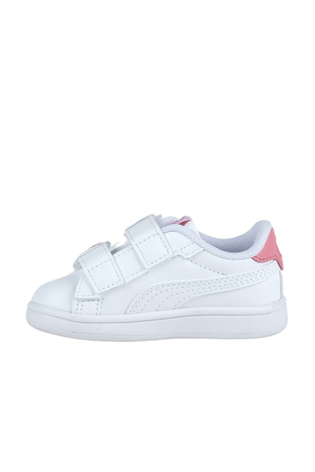 Puma Smash 3.0 Badges Bebek Beyaz Spor Ayakkabı (397287-01)