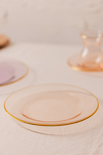 Rakle Five O Clock Set of 6 Glass Cake Plates 19 cm