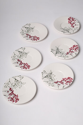 Rakle Cara Ceramic 6-Piece Tea Plate Set 13 cm