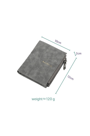 Generic Zip Wallet - Brown