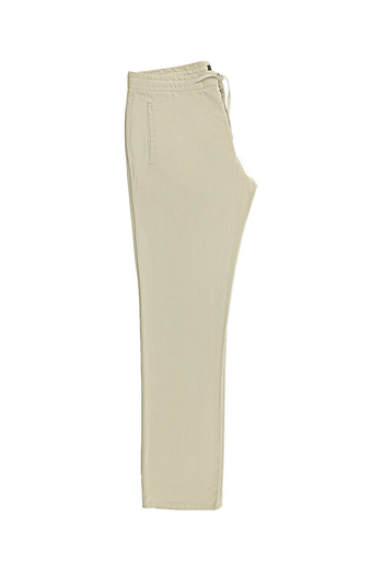 Abdullah Kiğılı Regular Fit Lycra Elastic Waist String Trousers