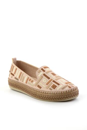Bambi Bej Bej Çok Renkli Kadın Espadril K01309600504