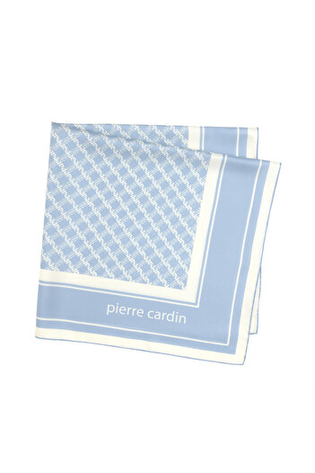 Pierre Cardin Blue Silk Scarf 50309584-Vr249