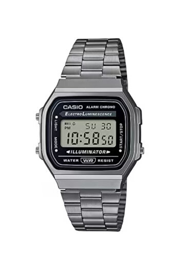 Casio CASIO Unisex's Digital Grey Dial Watch - A-168WGG-1ADF