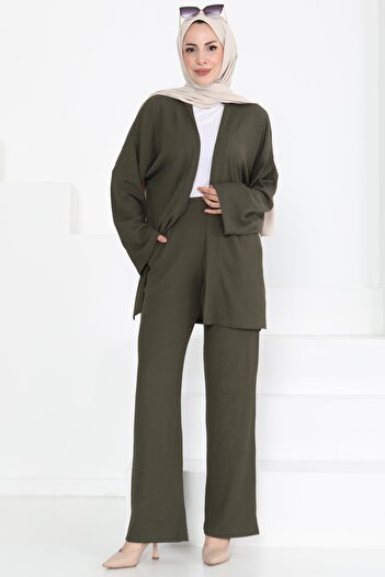 TOFİSA Cepli Kimono Takım Haki - 27131