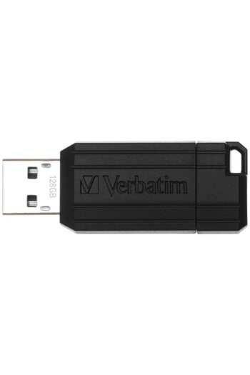 Verbatim Memorie USB Verbatim Pinstripe Store 'n' Go 128GB USB 2.0, Negru
