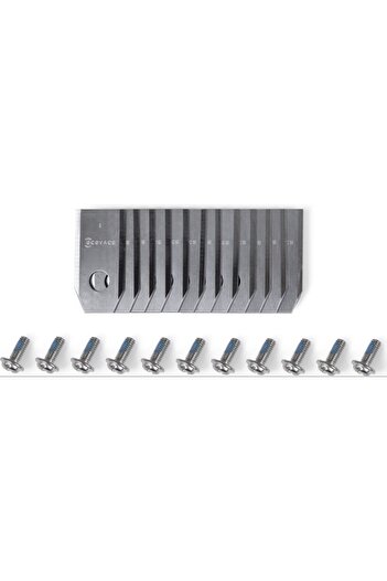Ecovacs Set de 12 cutite de schimb Ecovacs pentru robotul cositor GOAT G1 cu suruburi incluse