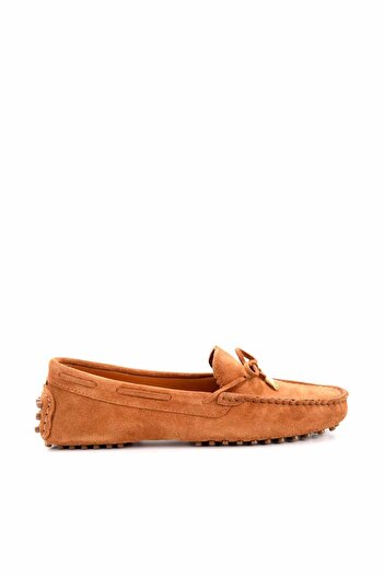 Bambi Taba Leather Women's Loafer Shoes K01274225102