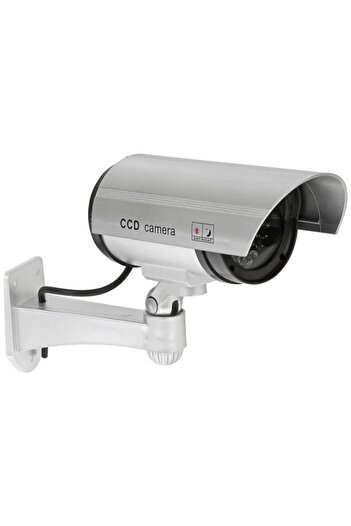 SIKS ® Fake Outdoor Surveillance Camera With Led Light