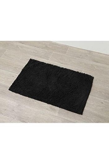 Generic Tendance Anti-Slip Chenille Microfiber Bathroom Mat Black 50 x 80cm 7742103