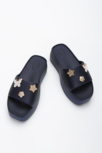 OZYO Simi Lavivert Stone High Sole Platform Eva Beach Summer - Daily Slippers