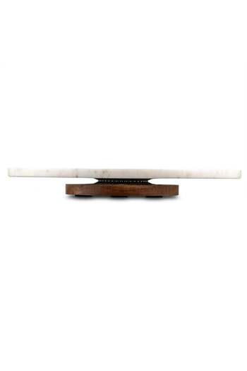Jumbo Romano Mermer Servislik 14x14x1.76 cm Beyaz