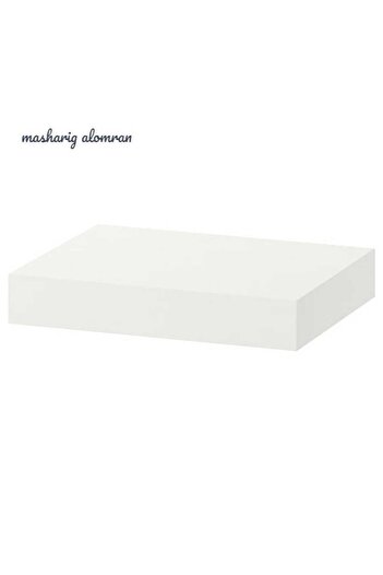 IKEA Wall shelf, white, 30x26 cm