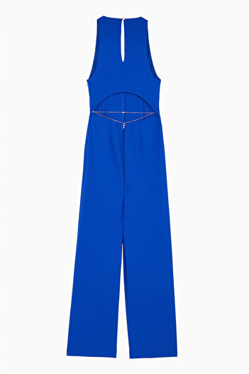 Patrizia Pepe Sable Crep Jumpsuit - - Blue, 42