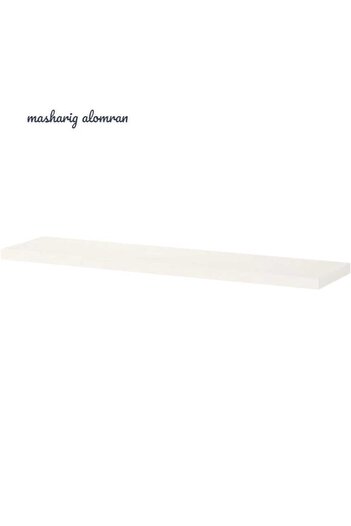 IKEA Wall shelf, black-brown, 110x26 cm