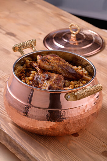 Emsan Göbeklitepe Copper Stew Pot 22 cm