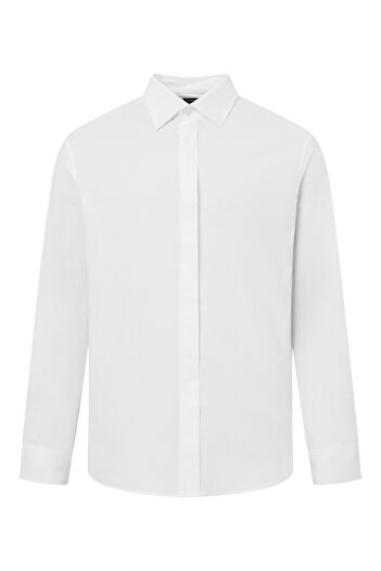 STRELLSON SHIRT 11 SANJO - - WHITE, 43