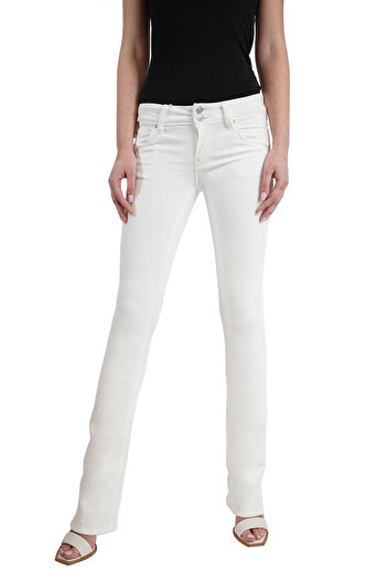 Hudson CIZMĂ BEBELUȘI JEANS BETH MIDRISE (CLAPETĂ) - ALB, 30