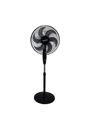 KRYPTON 16 inch Stand Fan - 3 Speed | 6 Leaf Blade | with Safety Grill | Adjustable Height