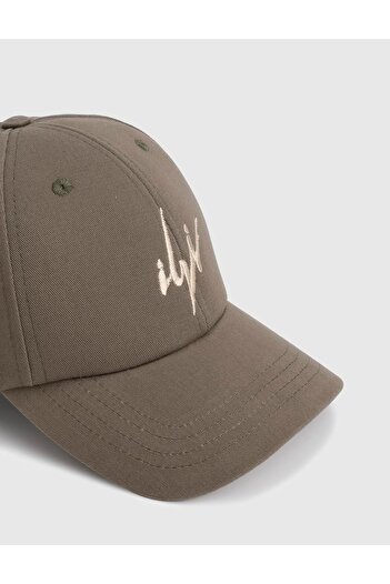 İLVİ Peta Gabardine Khaki Unisex Hat