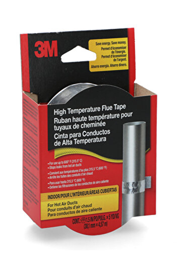 3M High Temperature Flue Tape for Hot Air Ducts