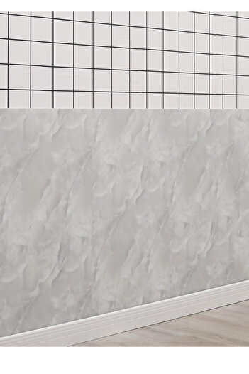 UKAB Kendinden Yapışkanlı Mermer Desenli Pvc Karo Panel 60x120 Cm (0,72 m²) Banyo, Wc, Mutfak