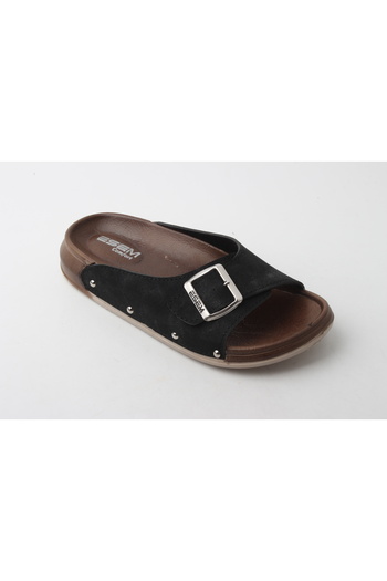 Esem Pu Zenne Single Buckle Slippers