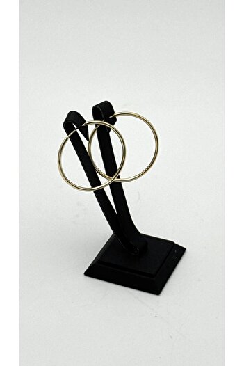 ELİOSA Big Size Tarnish Free Gold (Xuping) Hoop Steel Earrings