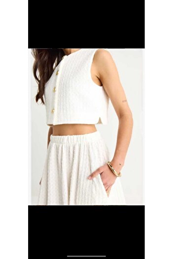 ALMİNA Skirt Vest Suit