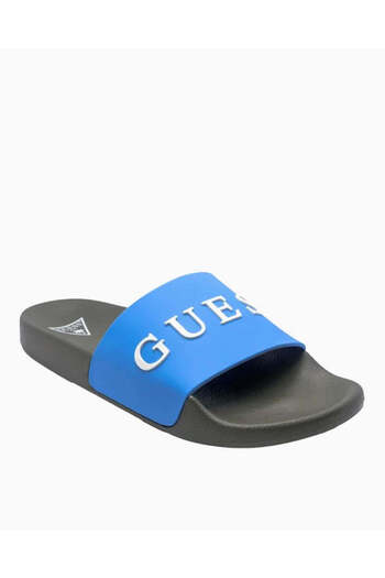 Guess Logo Written Slippers