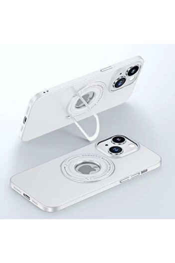 Generic Luxury iPhone 13 Pro Max Back Cover with MagSafe Charging & Invisible Kickstand