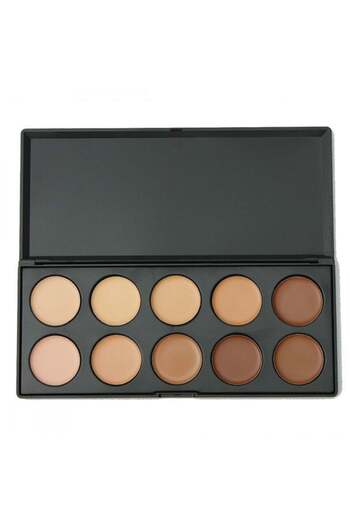 Coastal Concealer and contour palette, 10 colors - from Coastal