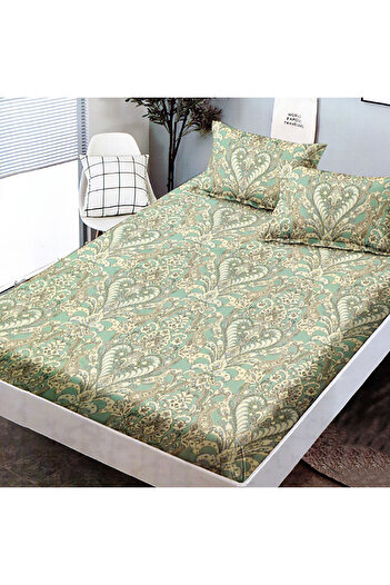 NufJoy Finet Gros Elastic Fitted Sheet Set for Mattress 160x200 cm and 2 Pillowcases 50x70 cm